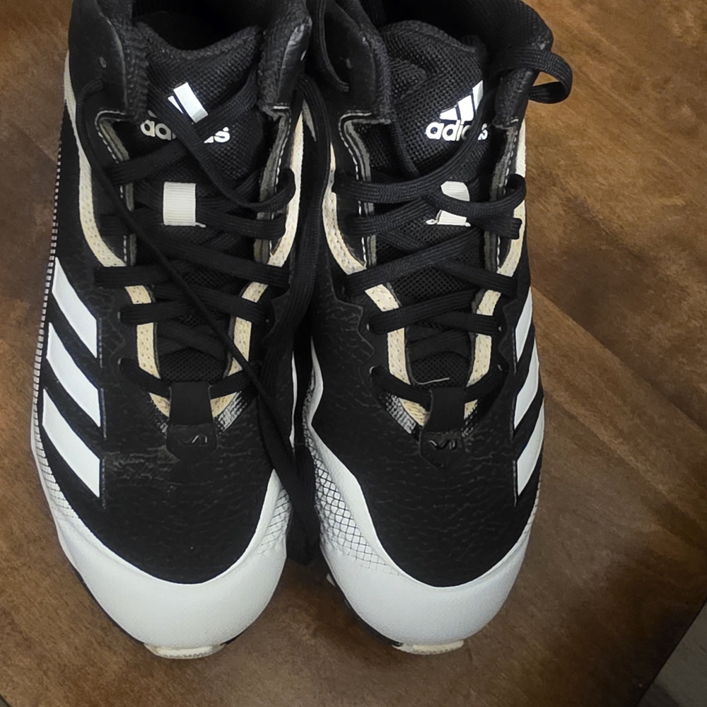 Adidas Black and White Athletic Shoes